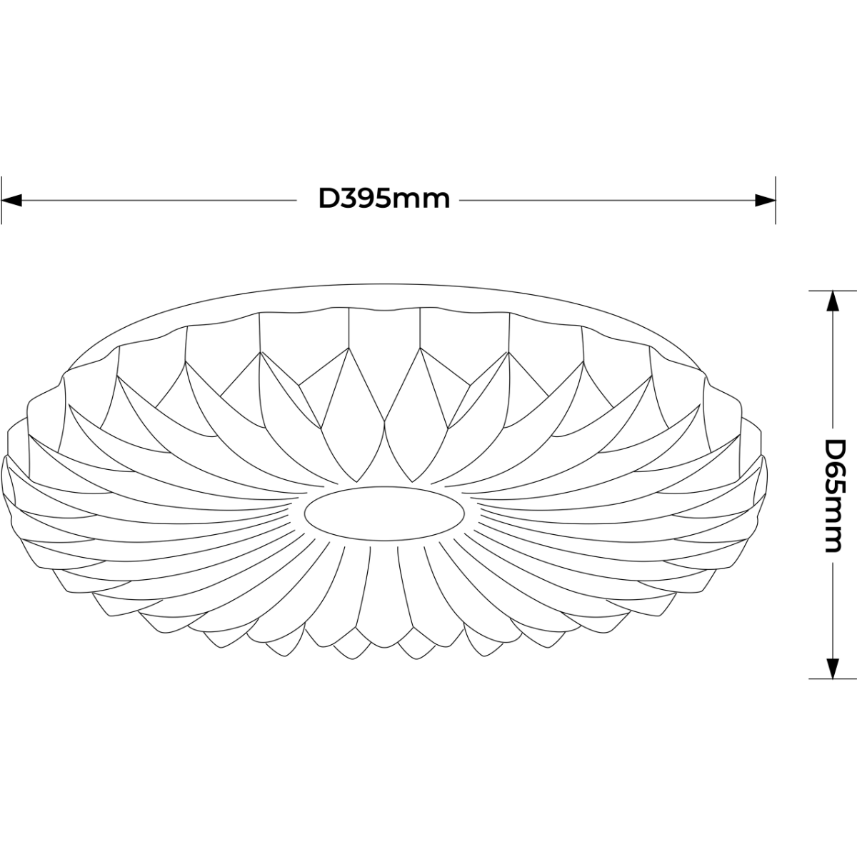 Light Prestige LP-4890/1C-40 WH Plafon Zivora 40 cm biały LED 4000K