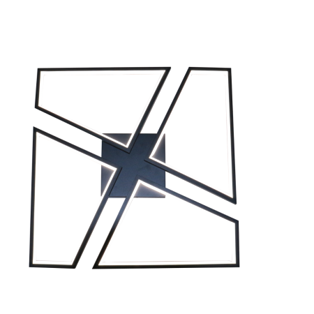 Light Prestige LP-0811/1C BK Plafon Nivra czarny LED CCT