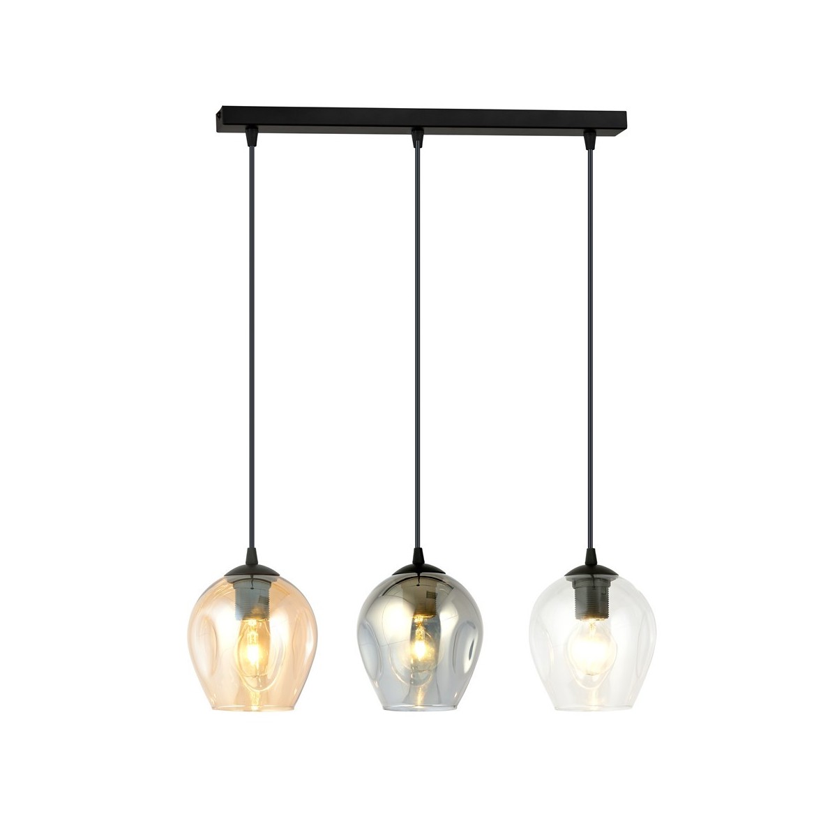 Emibig ISTAR 3 BL MIX EM678/3 kolor czarny z kategorii lampy wiszące