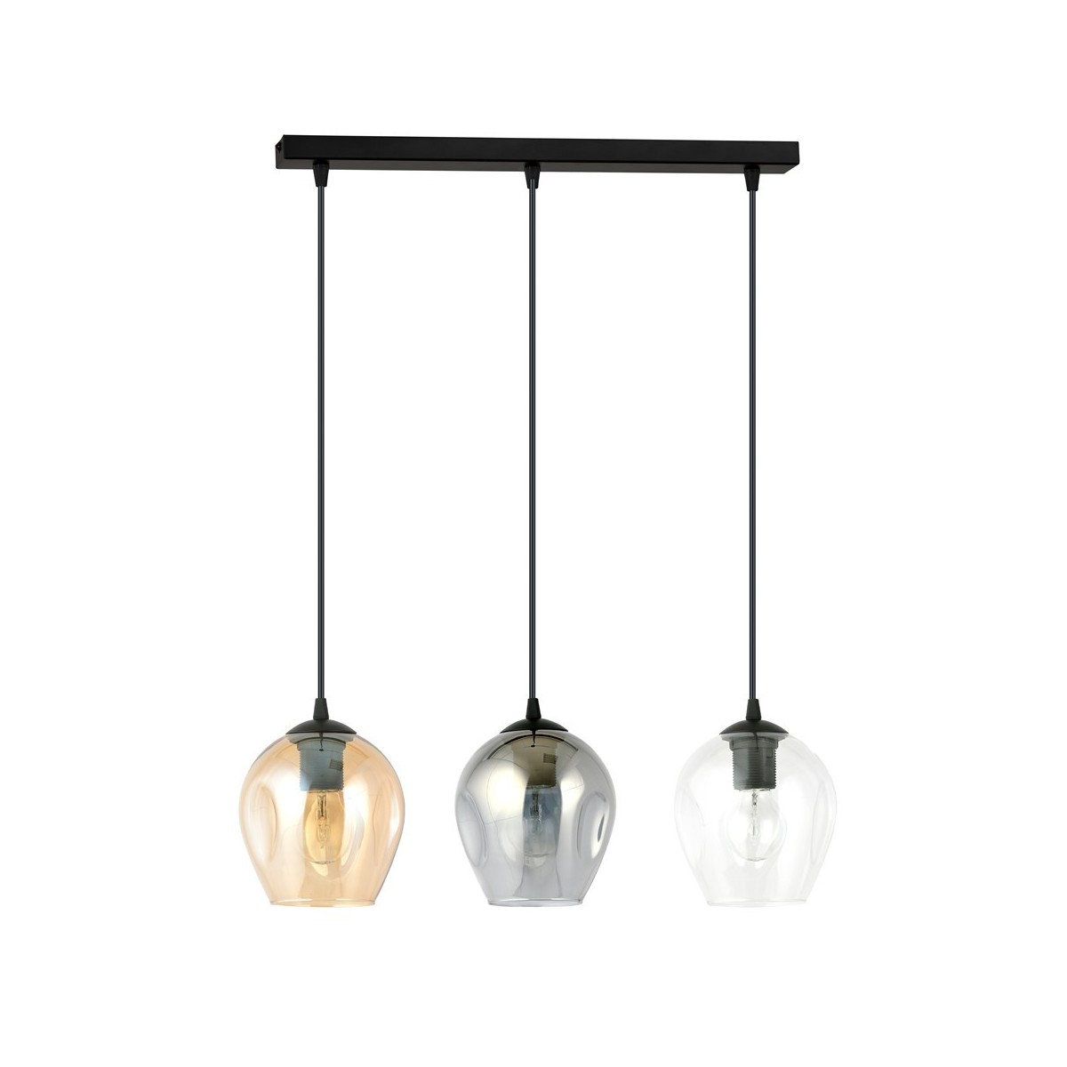 Emibig ISTAR 3 BL MIX EM678/3 kolor czarny z kategorii lampy wiszące