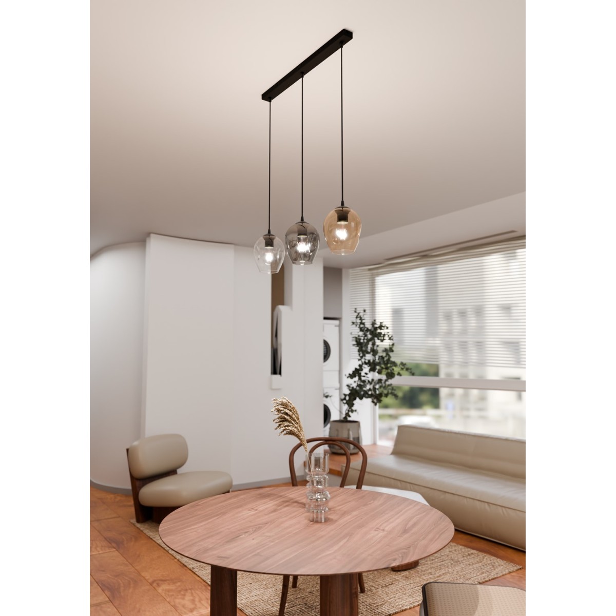 Emibig ISTAR 3 BL MIX EM678/3 kolor czarny z kategorii lampy wiszące