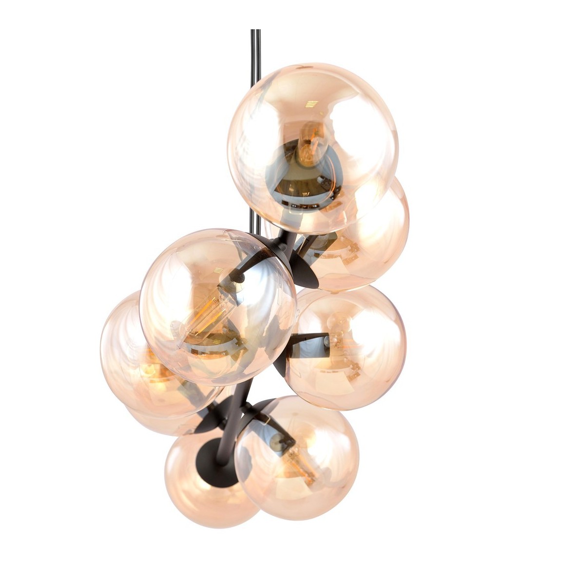 Emibig ROSSI 8 BL MIODOWY EM876/8 kolor czarny z kategorii lampy wiszące