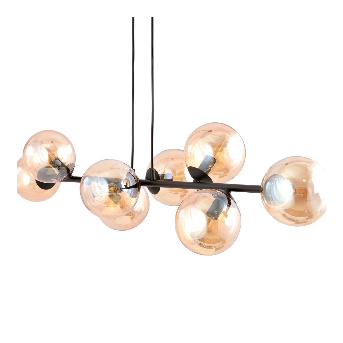 Emibig ROSSI 8 BL MIODOWY EM876/8 kolor czarny z kategorii lampy wiszące