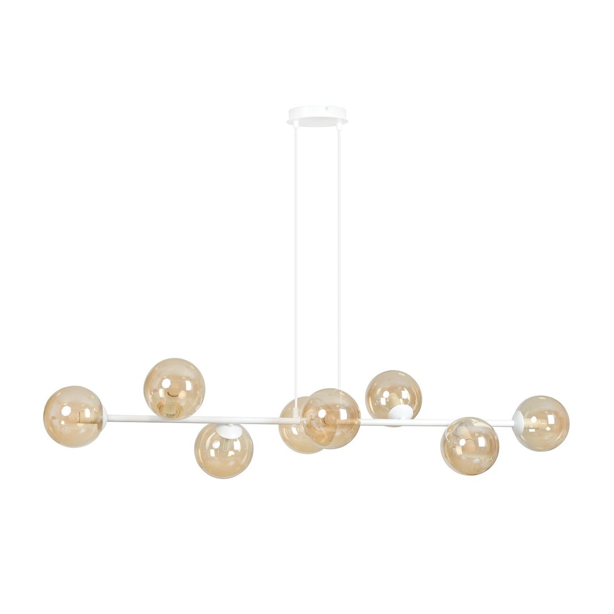 Emibig ROSSI 8 WH MIODOWY EM879/8 kolor biały z kategorii lampy wiszące