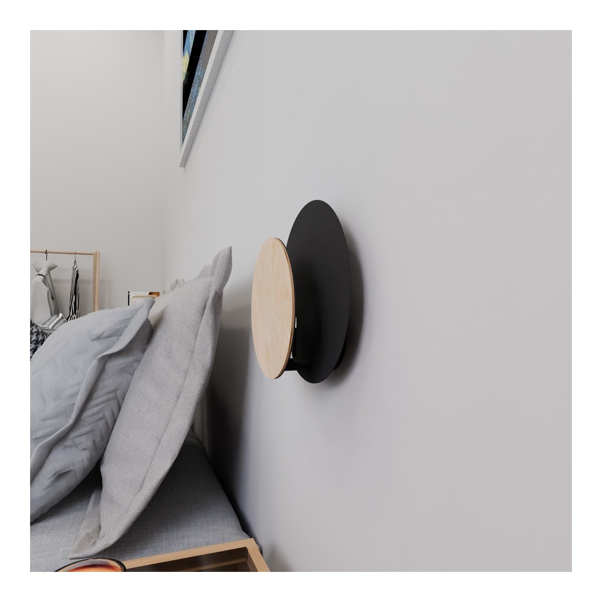 Emibig CIRCLE 1A BLACK EM970/2 kolor czarny z kategorii kinkiety