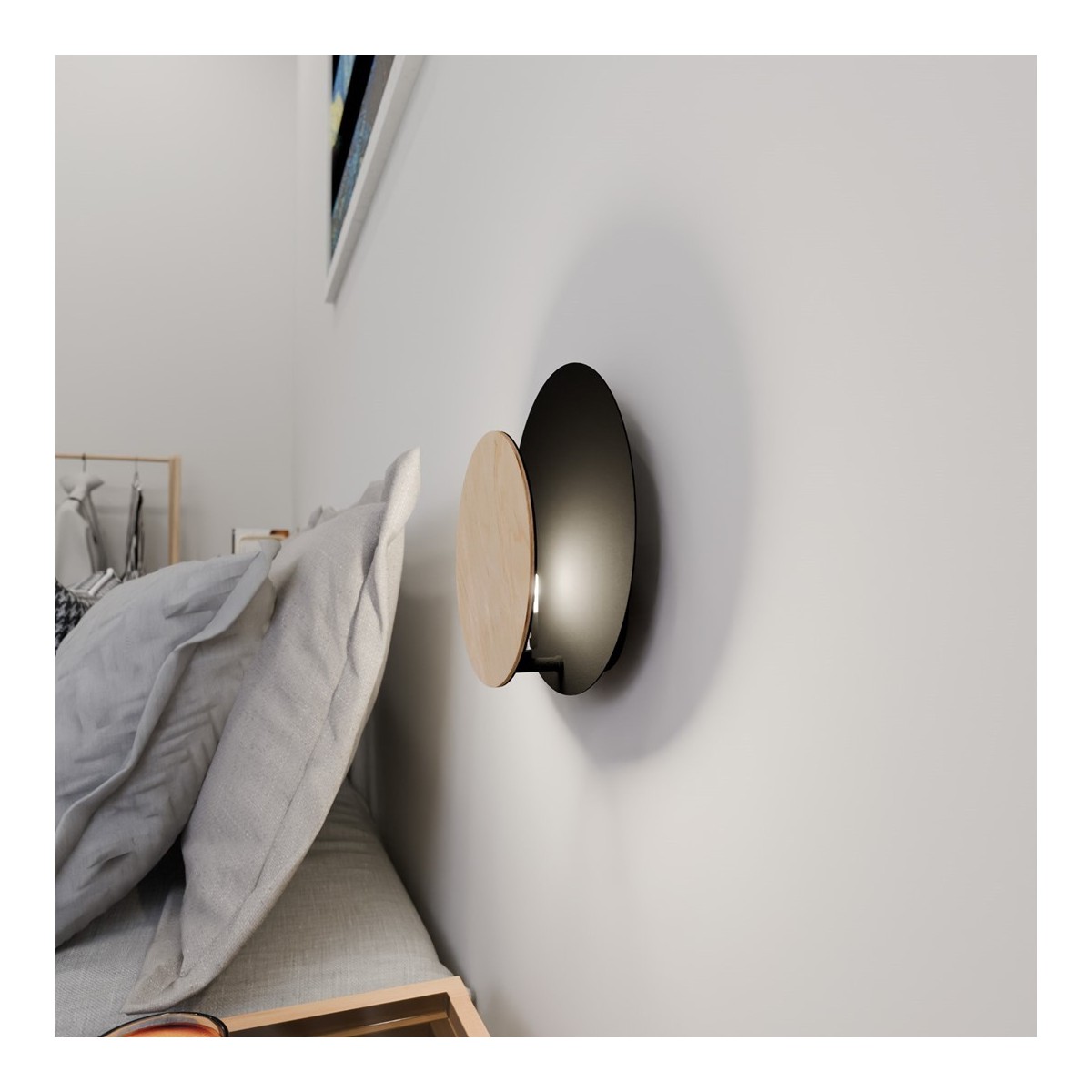 Emibig CIRCLE 1A BLACK EM970/2 kolor czarny z kategorii kinkiety