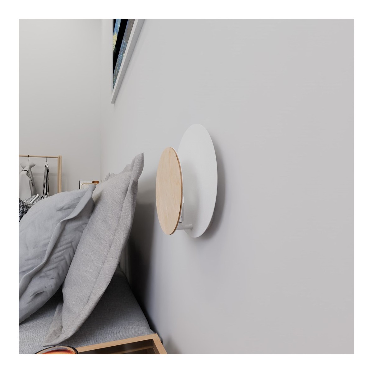 Emibig CIRCLE 1A WHITE EM970/1 kolor biały z kategorii kinkiety