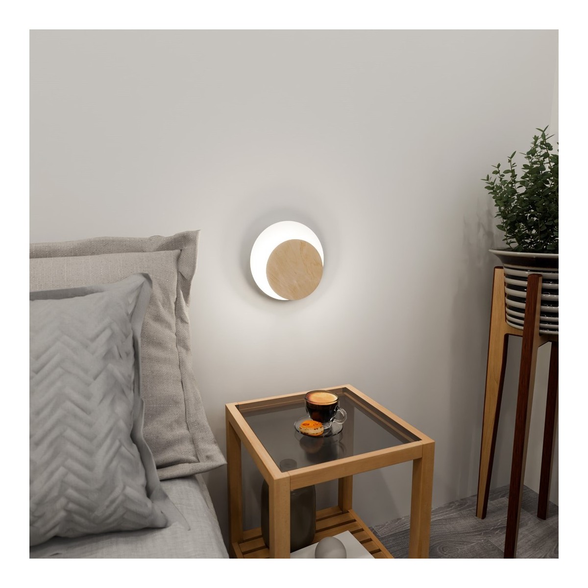 Emibig CIRCLE 1A WHITE EM970/1 kolor biały z kategorii kinkiety