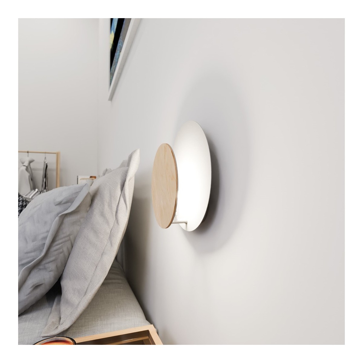 Emibig CIRCLE 1A WHITE EM970/1 kolor biały z kategorii kinkiety