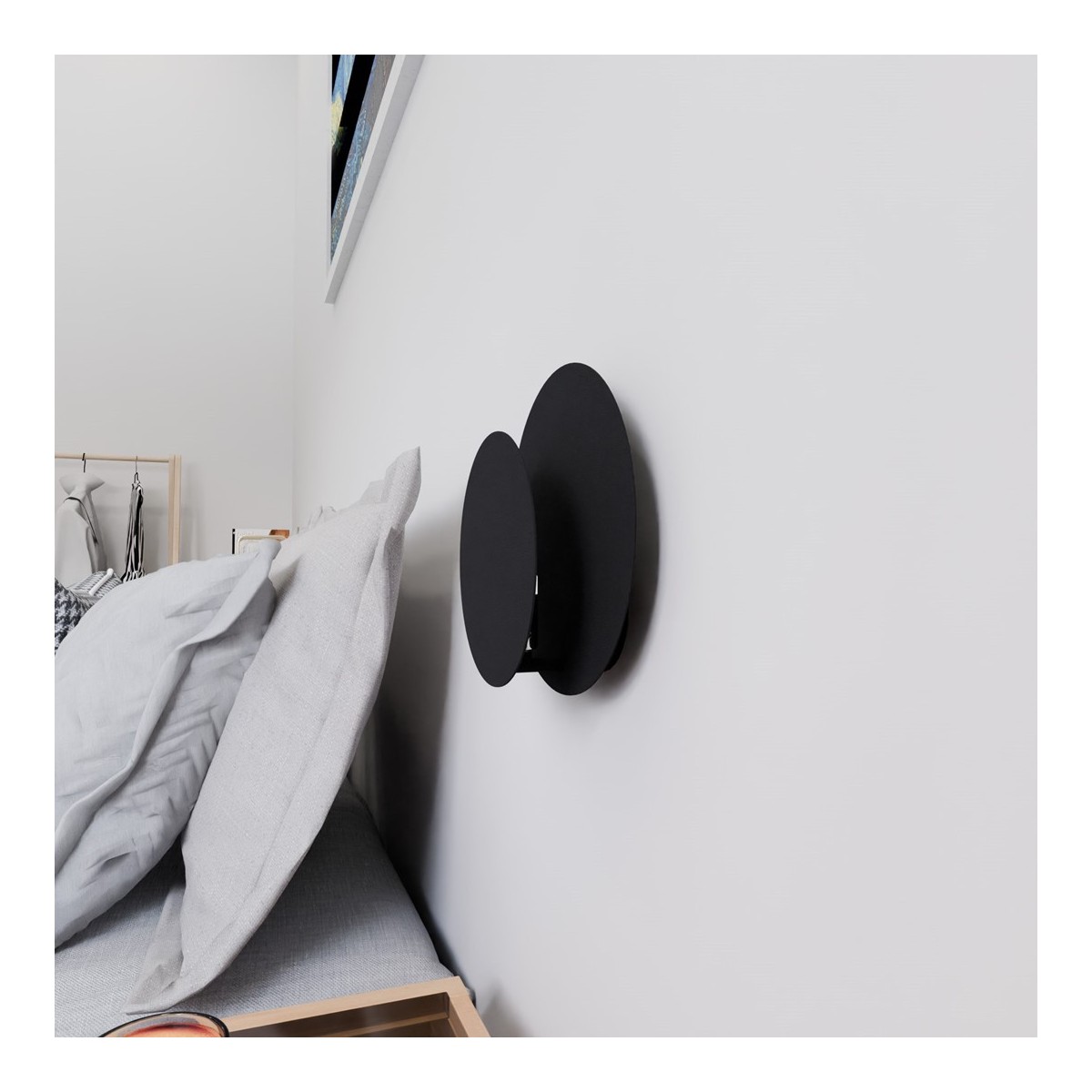 Emibig CIRCLE 1C BLACK EM972/2 kolor czarny z kategorii kinkiety