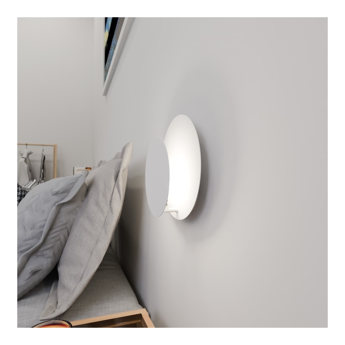 Emibig CIRCLE 1C WHITE EM972/1 kolor biały z kategorii kinkiety