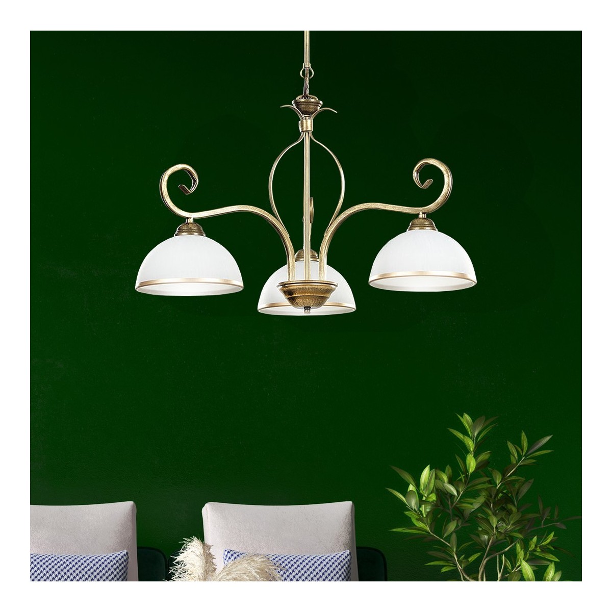 Emibig WIVARA 3 GOLD EM149/3 kolor złoty z kategorii żyrandole