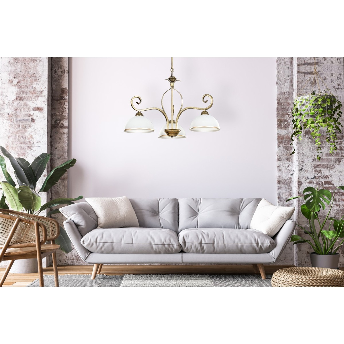 Emibig WIVARA 3 GOLD EM149/3 kolor złoty z kategorii żyrandole