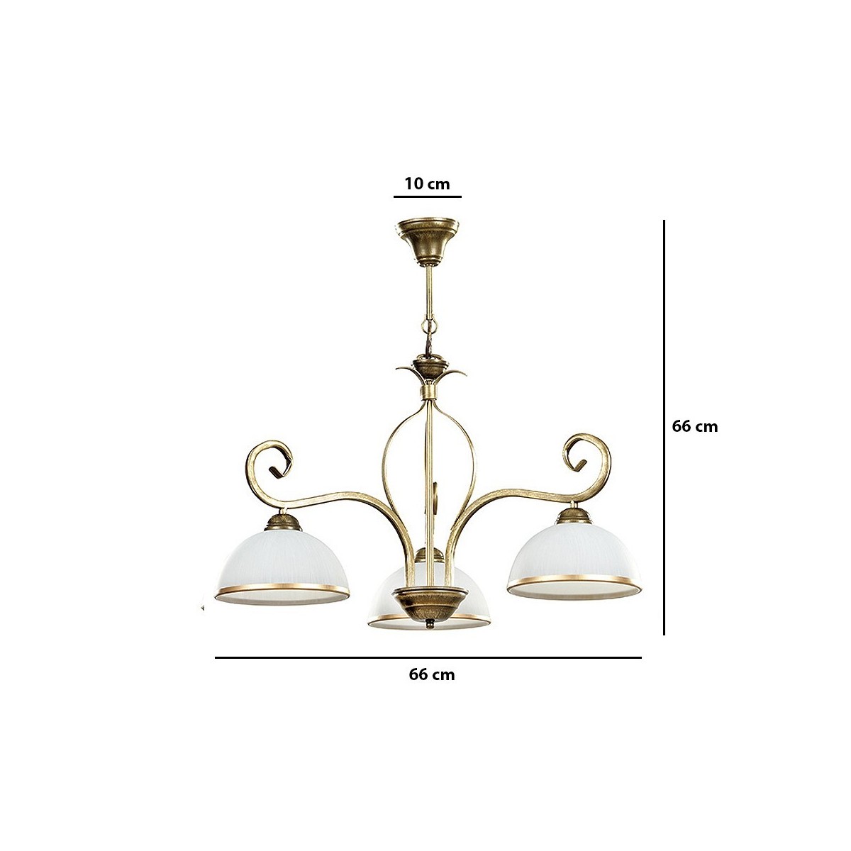 Emibig WIVARA 3 GOLD EM149/3 kolor złoty z kategorii żyrandole