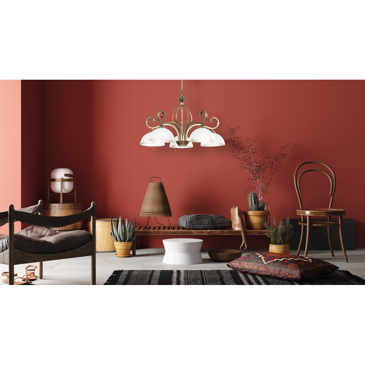 Emibig WIVARA 5 GOLD EM149/5 kolor złoty z kategorii żyrandole