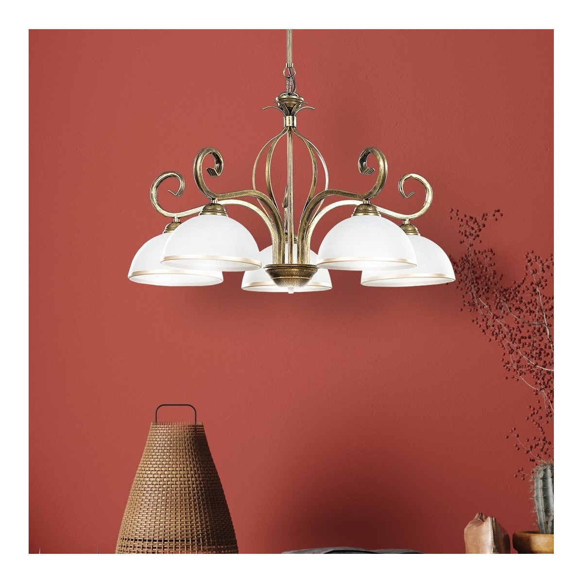 Emibig WIVARA 5 GOLD EM149/5 kolor złoty z kategorii żyrandole