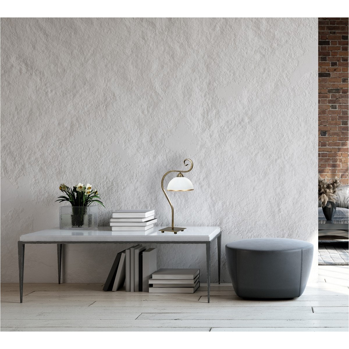 Emibig WIVARA LN1 GOLD EM149/LN1 kolor złoty z kategorii lampki biurkowe