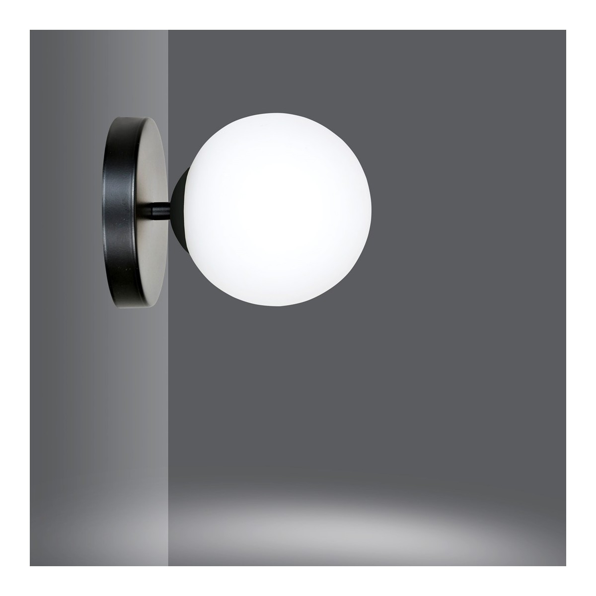 Emibig HALLDOR K1 BLACK EM1024/K1 kolor czarny z kategorii kinkiety