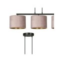 Emibig HILDE 3 BL ROSE EM1053/3 kolor czarny z kategorii lampy wiszące
