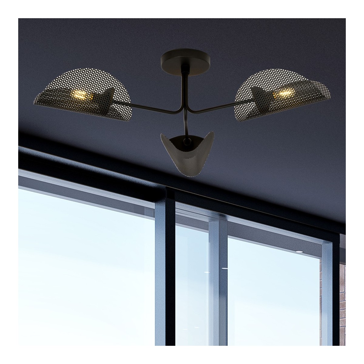 Emibig GOMEZ 3 BLACK EM1171/3 kolor z kategorii lampy sufitowe