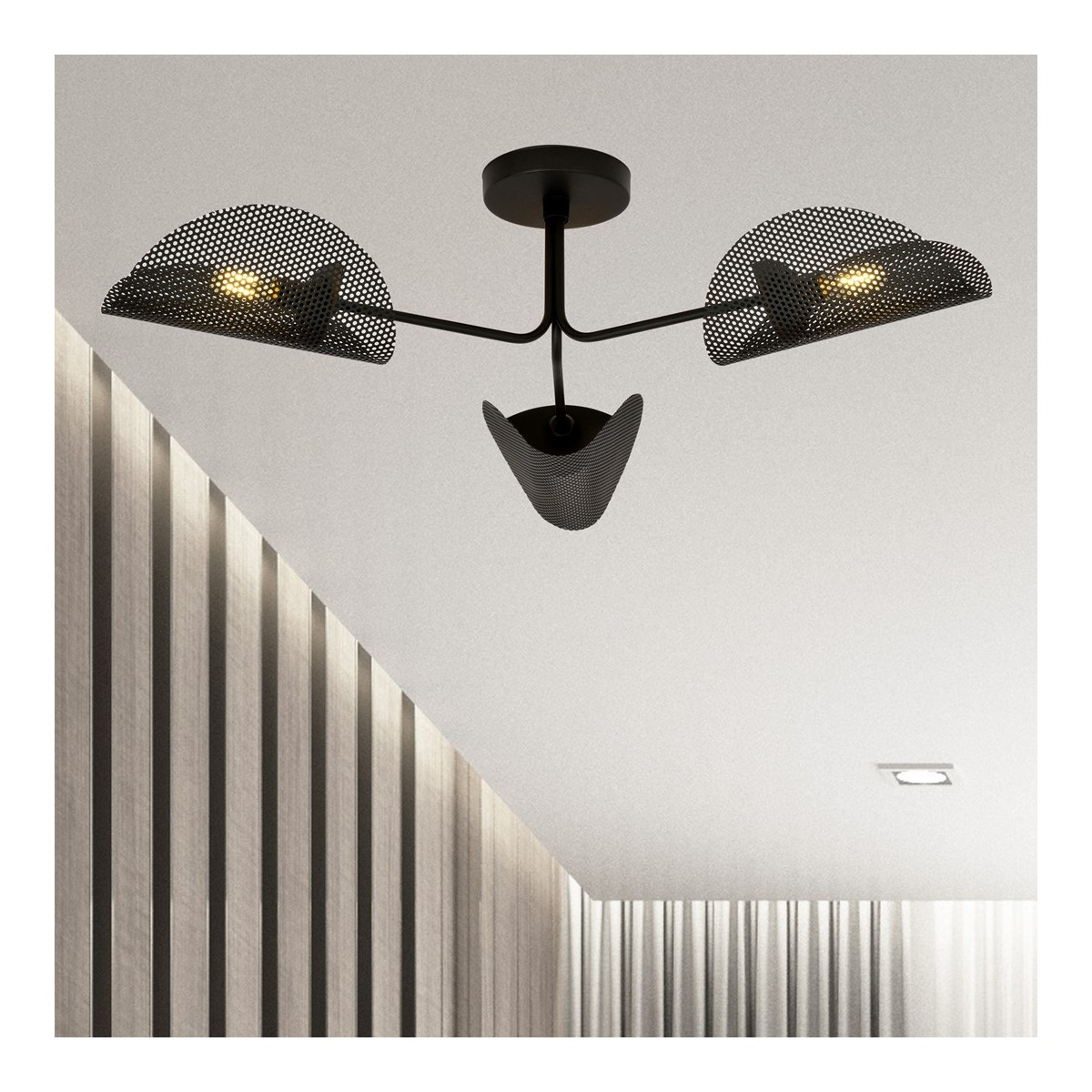 Emibig GOMEZ 3 BLACK EM1171/3 kolor z kategorii lampy sufitowe