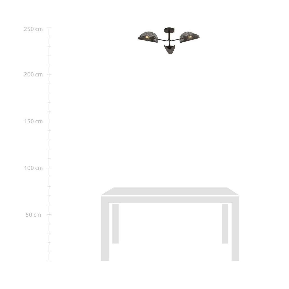 Emibig GOMEZ 3 BLACK EM1171/3 kolor z kategorii lampy sufitowe