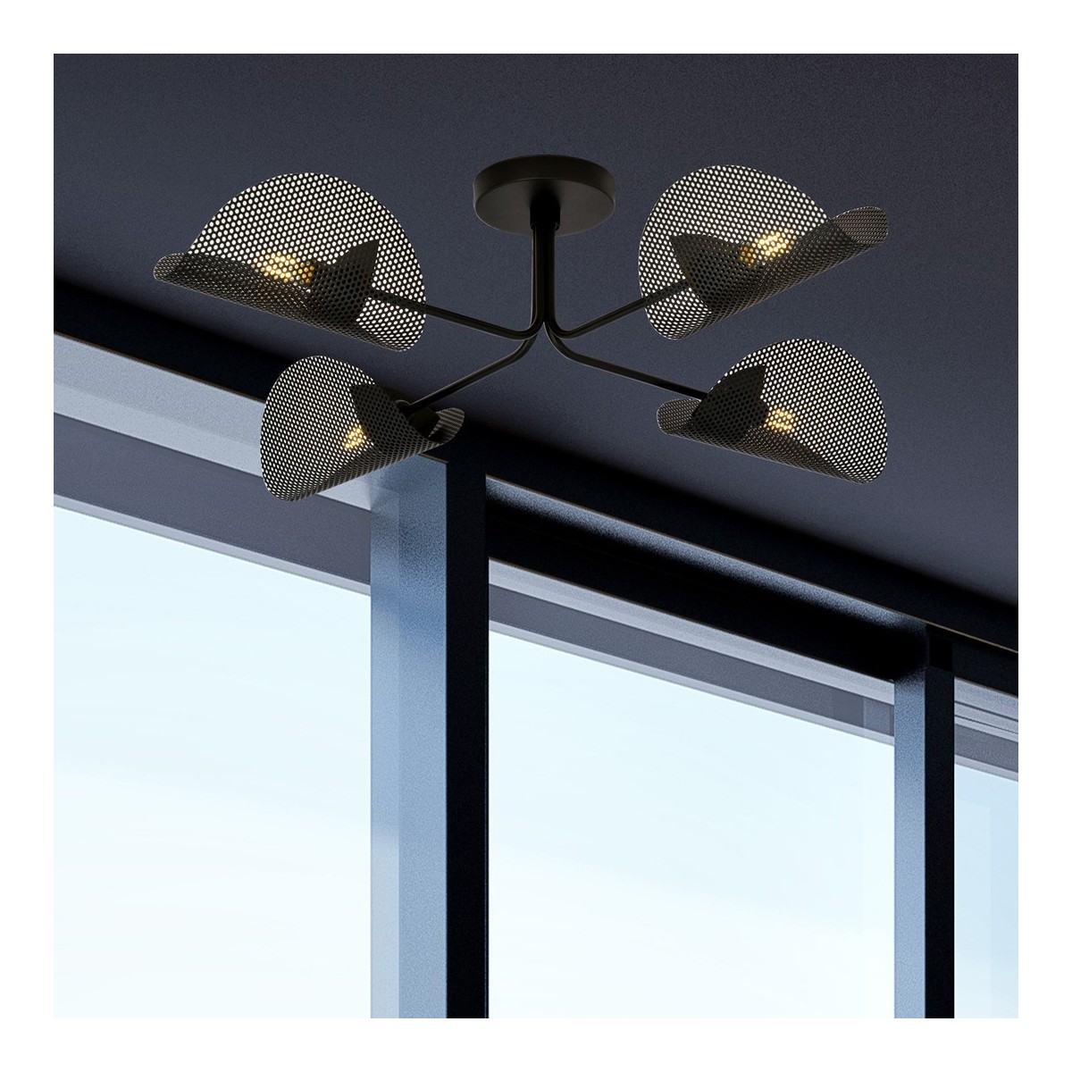 Emibig GOMEZ 4 BLACK EM1171/4 kolor z kategorii lampy sufitowe