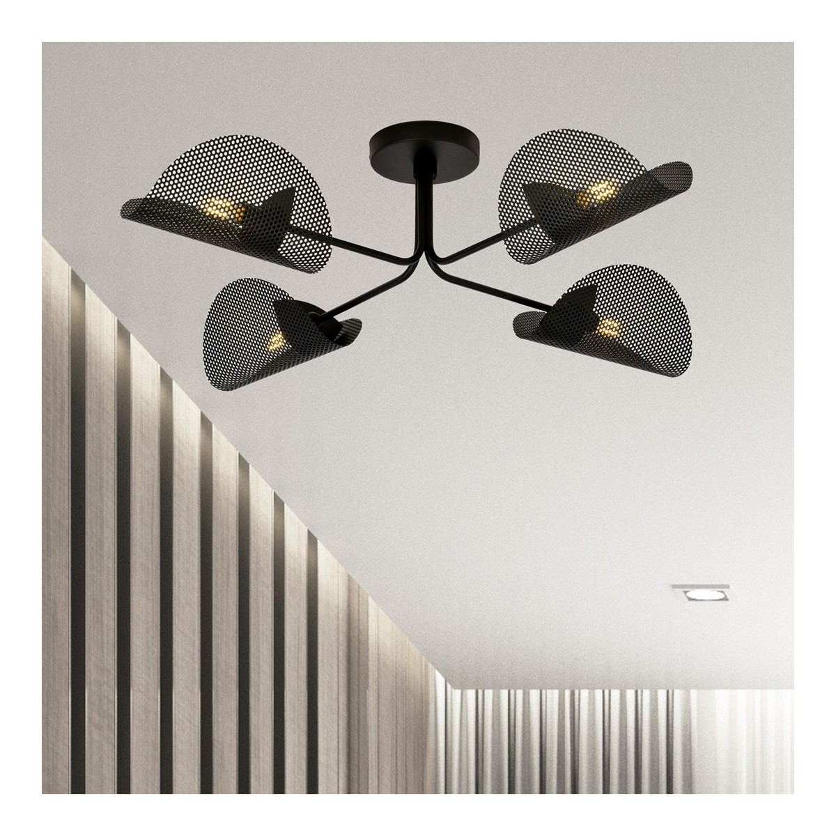 Emibig GOMEZ 4 BLACK EM1171/4 kolor z kategorii lampy sufitowe