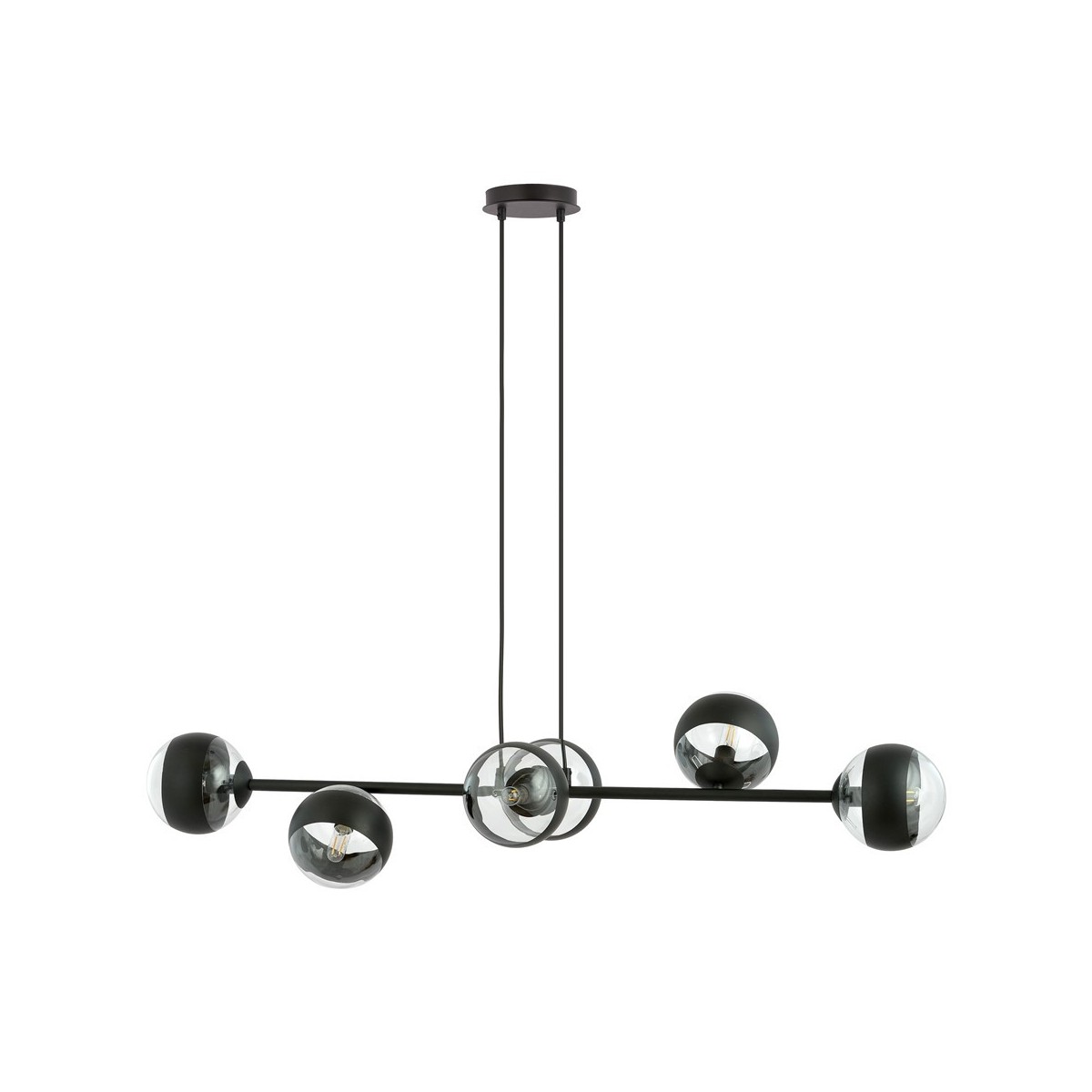 Emibig ROSSI 6 BL STRIPE EM1229/6 kolor biały z kategorii lampy wiszące