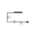 Emibig SOMA 4 BL TRANSPARENT EM1289/4 kolor czarny z kategorii lampy sufitowe