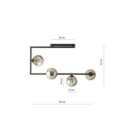 Emibig SOMA 4 BL GRAFIT EM1290/4 kolor czarny z kategorii lampy sufitowe