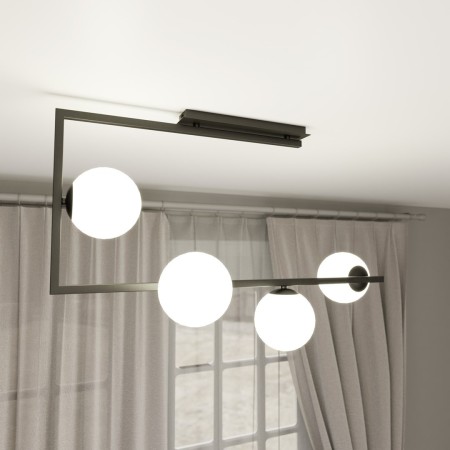 Emibig SOMA 4 BL OPAL EM1291/4 kolor czarny z kategorii lampy sufitowe