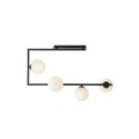 Emibig SOMA 4 BL OPAL EM1291/4 kolor czarny z kategorii lampy sufitowe