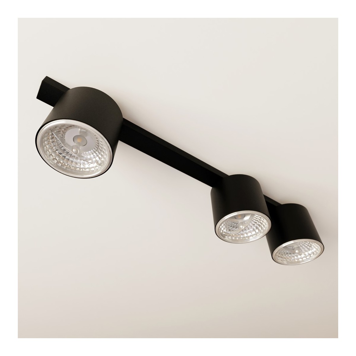 Emibig NANO 3 BLACK EM1310/3 kolor czarny z kategorii lampy sufitowe