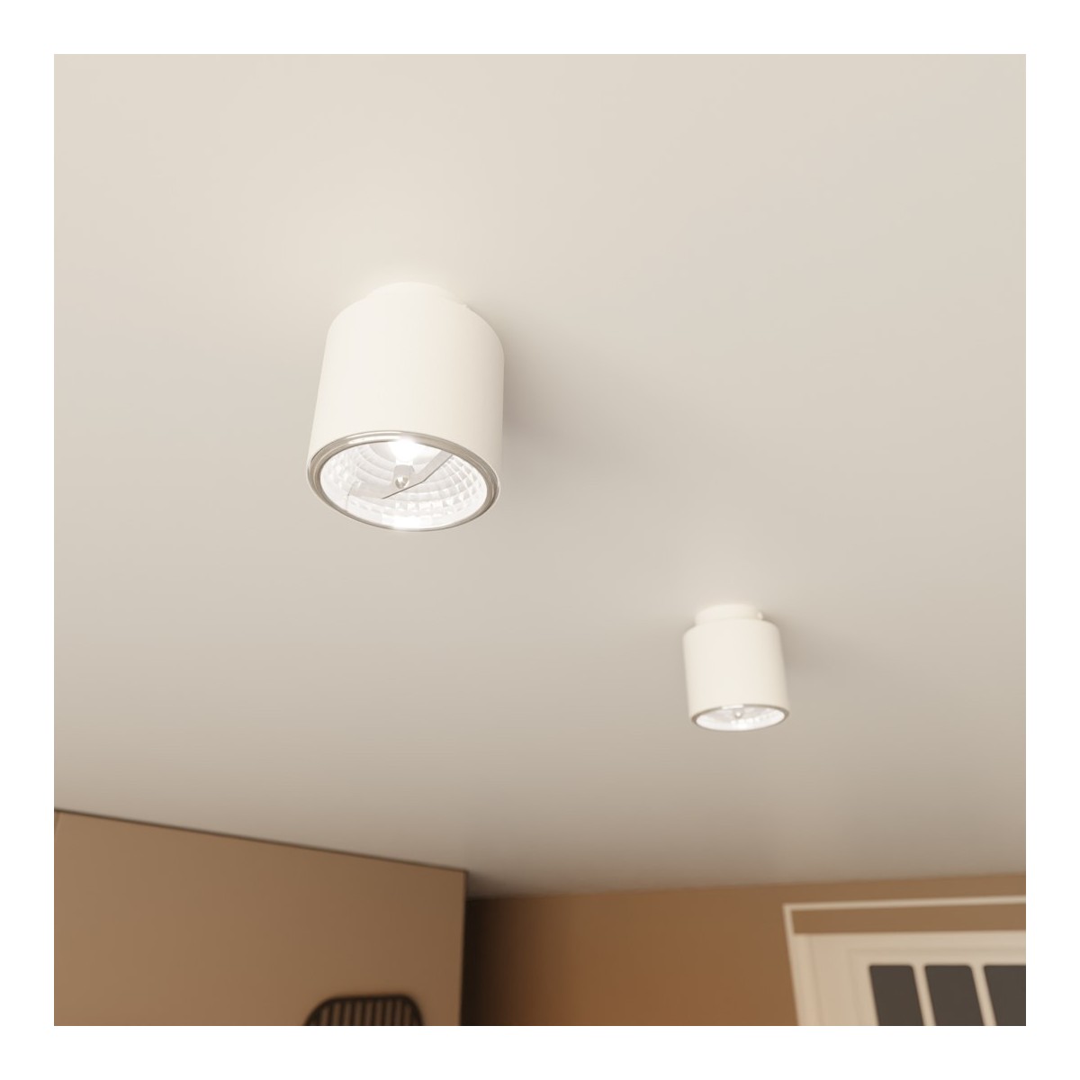 Emibig NANO 1 WHITE EM1311/1 kolor biały z kategorii lampy sufitowe