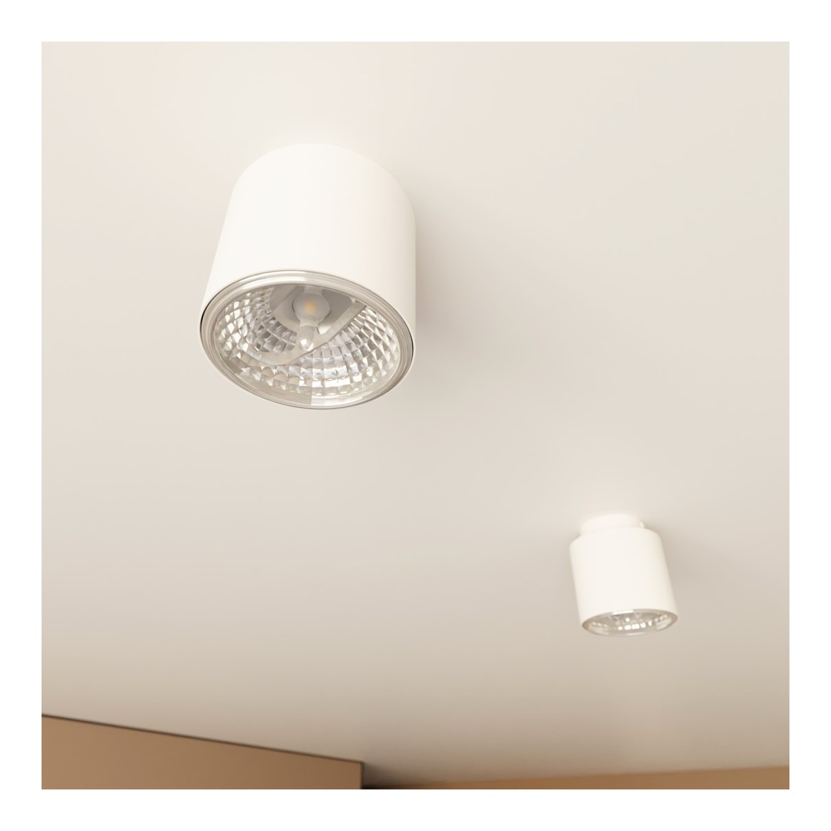 Emibig NANO 1 WHITE EM1311/1 kolor biały z kategorii lampy sufitowe