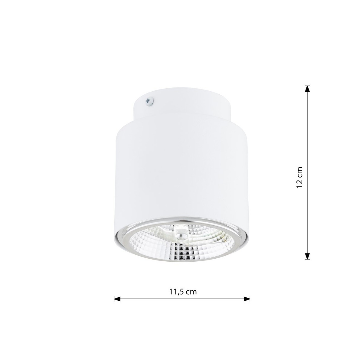 Emibig NANO 1 WHITE EM1311/1 kolor biały z kategorii lampy sufitowe