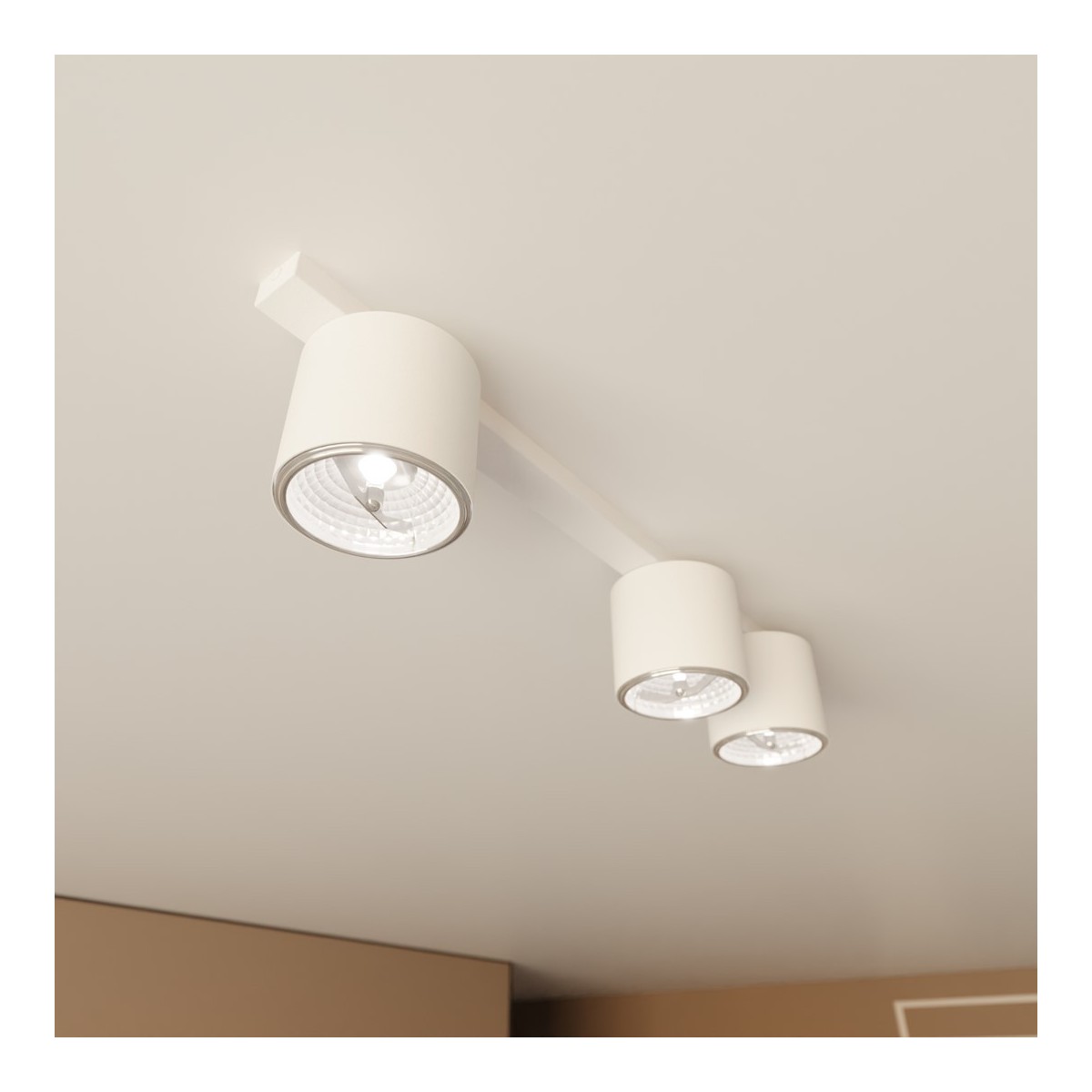 Emibig NANO 3 WHITE EM1311/3 kolor biały z kategorii lampy sufitowe