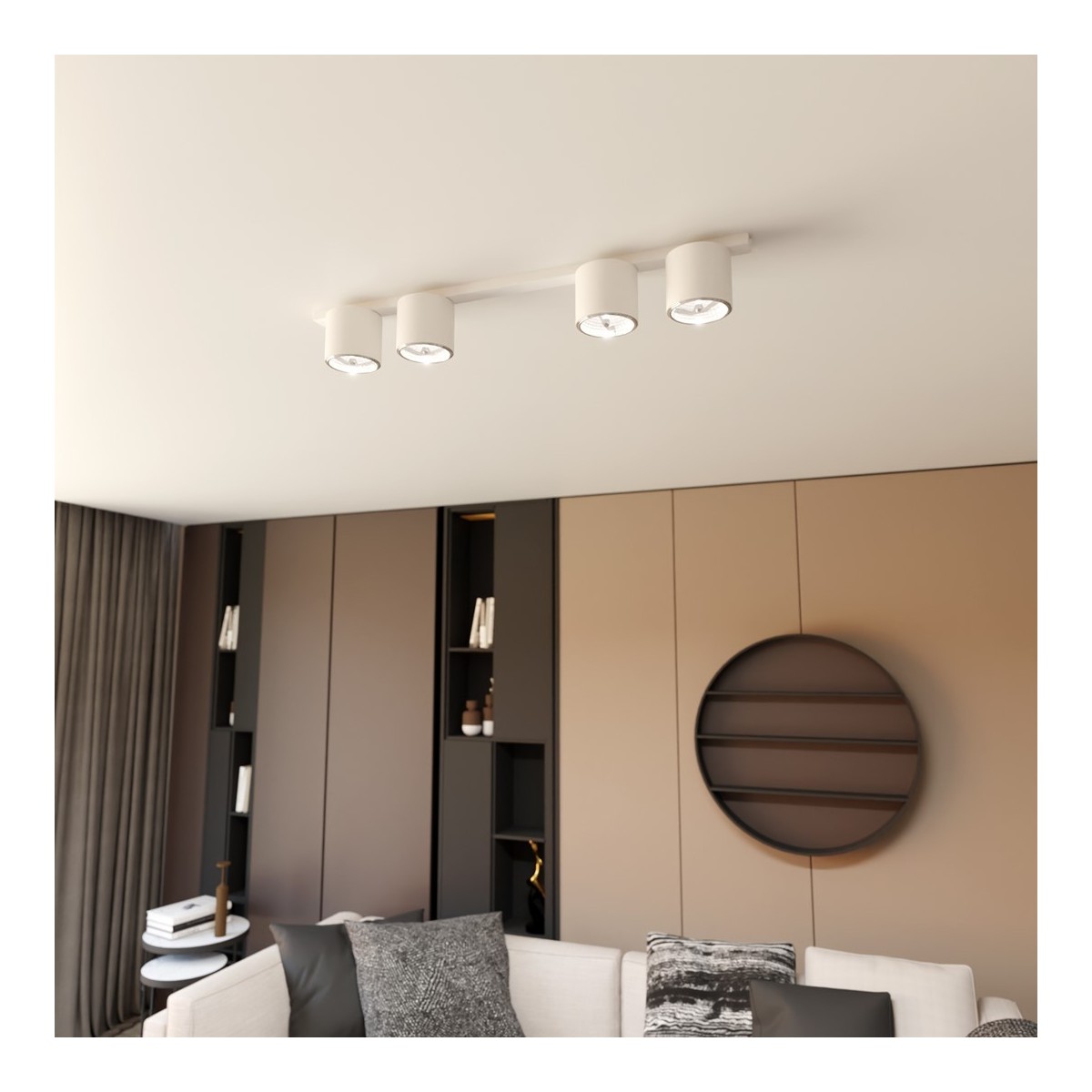 Emibig NANO 4 WHITE EM1311/4 kolor biały z kategorii lampy sufitowe