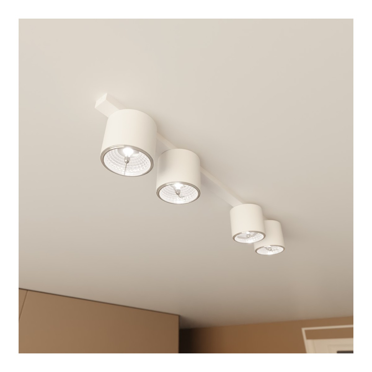 Emibig NANO 4 WHITE EM1311/4 kolor biały z kategorii lampy sufitowe