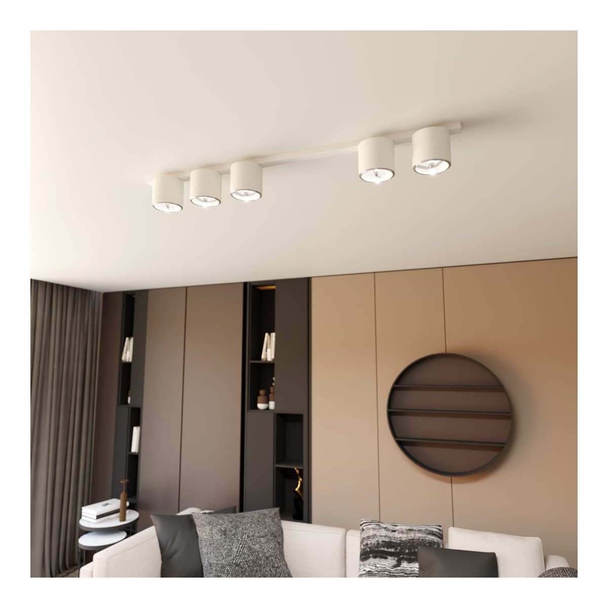 Emibig NANO 5 WHITE EM1311/5 kolor biały z kategorii lampy sufitowe