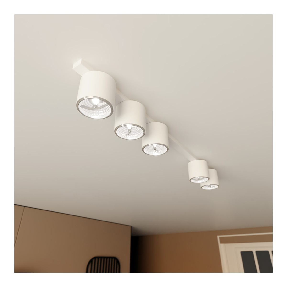 Emibig NANO 5 WHITE EM1311/5 kolor biały z kategorii lampy sufitowe