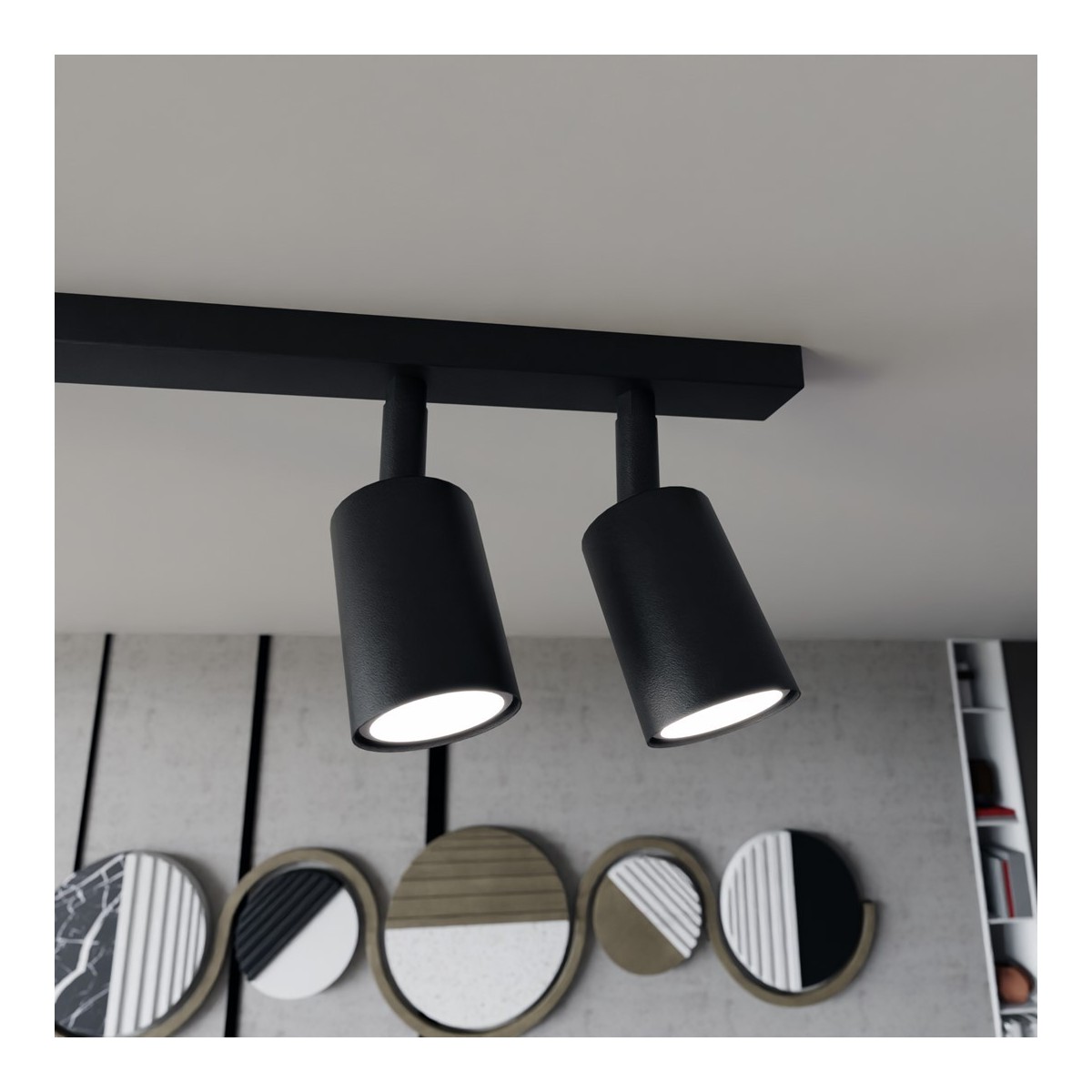 Emibig FLASH 4 BLACK EM1312/4 kolor czarny z kategorii lampy sufitowe