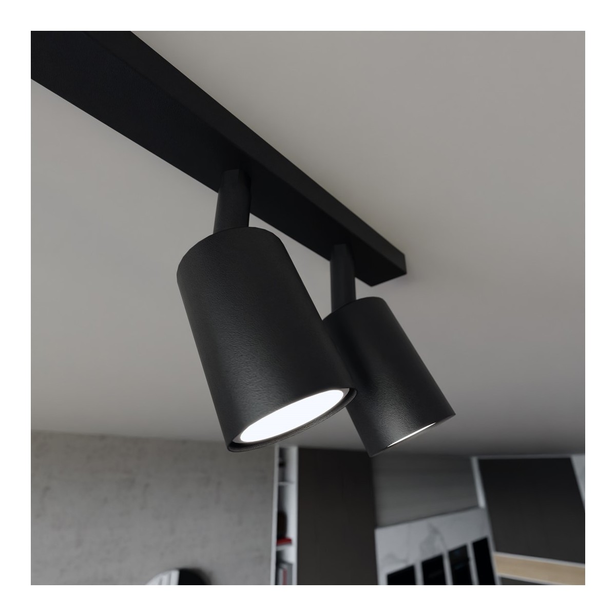 Emibig FLASH 4 BLACK EM1312/4 kolor czarny z kategorii lampy sufitowe