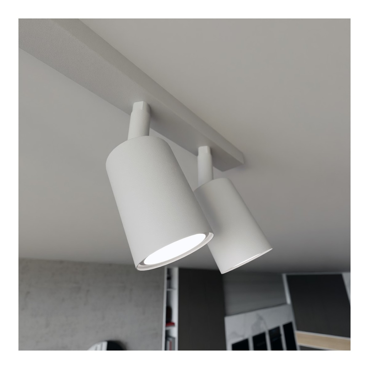 Emibig FLASH 4 WHITE EM1313/4 kolor czarny z kategorii lampy sufitowe