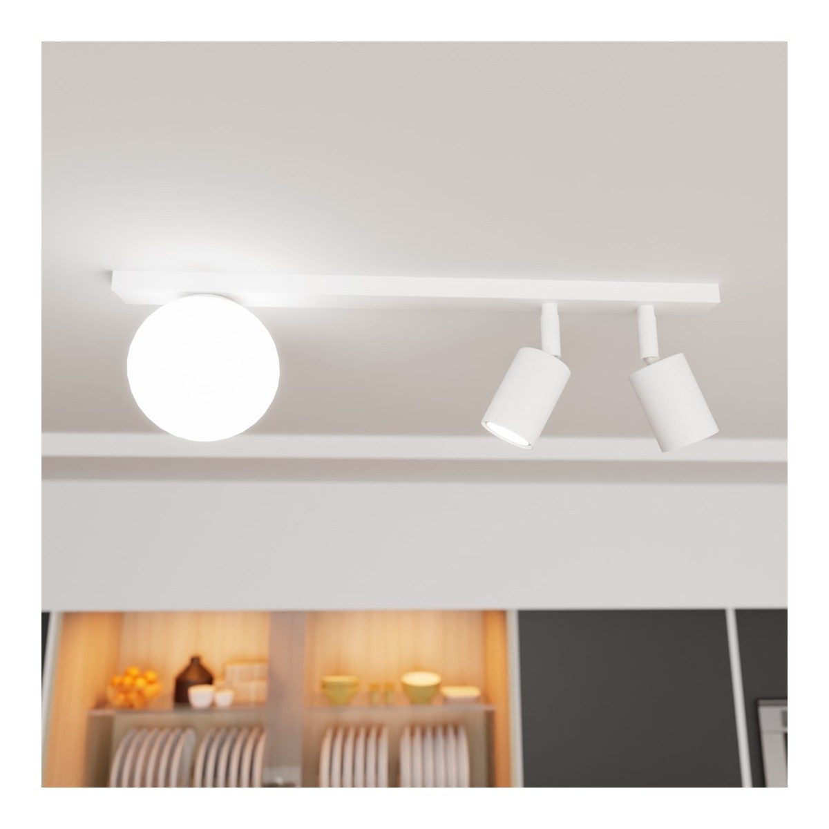 Emibig BASTER 3 WHITE EM1315/3 kolor czarny z kategorii lampy sufitowe