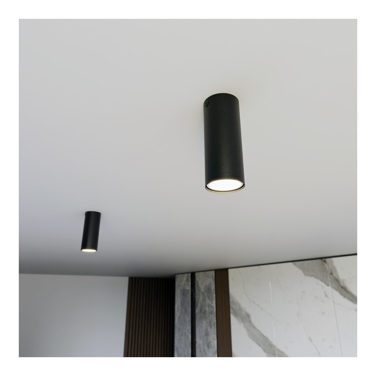 Emibig TECNO 1S BLACK EM1316/1S kolor z kategorii lampy sufitowe