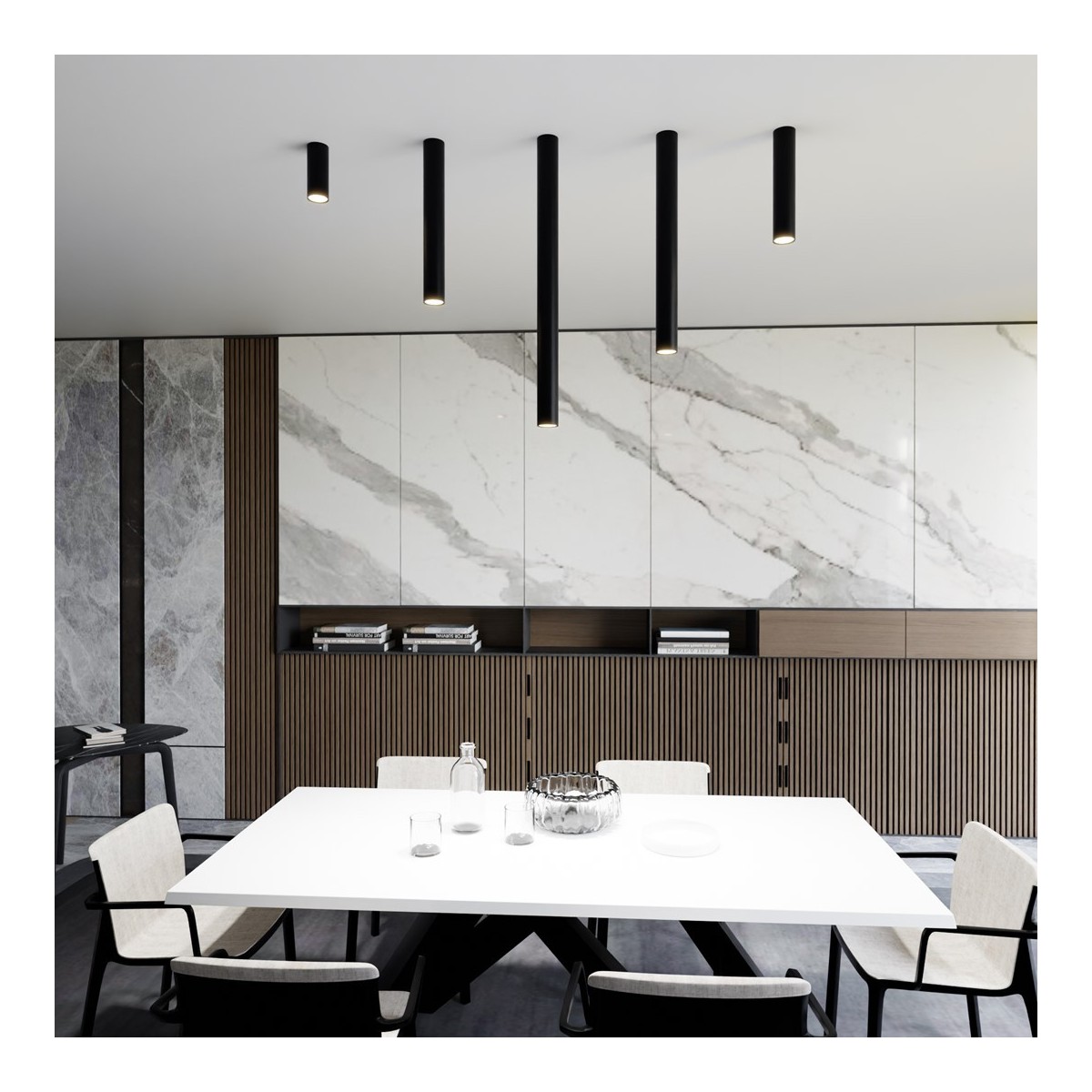 Emibig TECNO 1S BLACK EM1316/1S kolor z kategorii lampy sufitowe