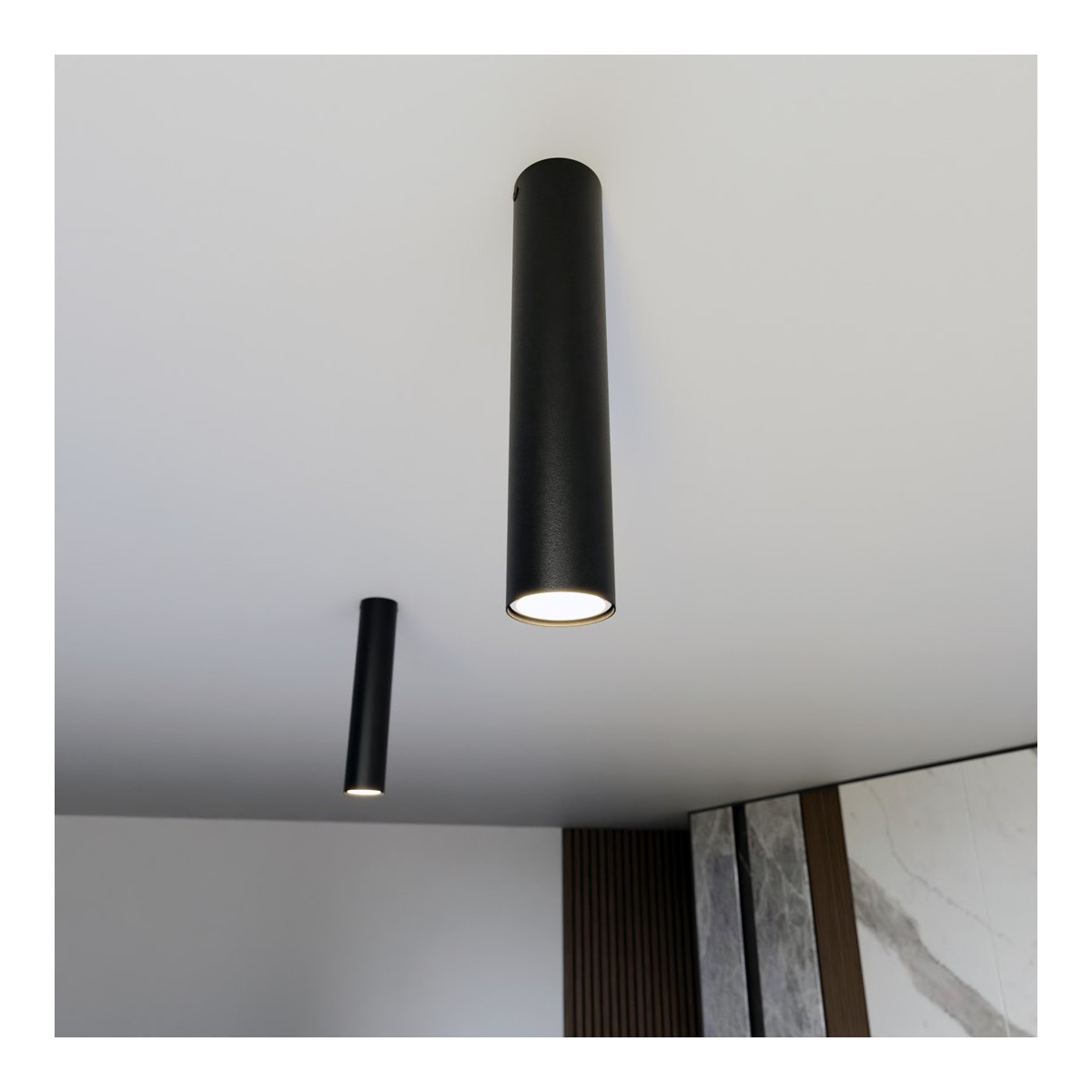 Emibig TECNO 1M BLACK EM1316/1M kolor z kategorii lampy sufitowe