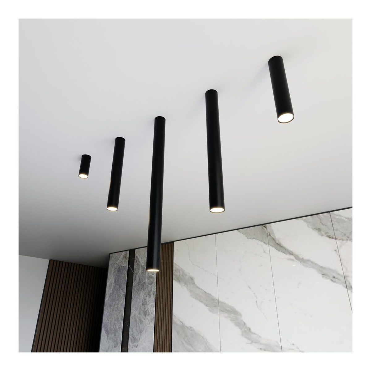 Emibig TECNO 1M BLACK EM1316/1M kolor z kategorii lampy sufitowe